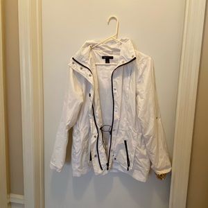 WHITE RAIN JACKET